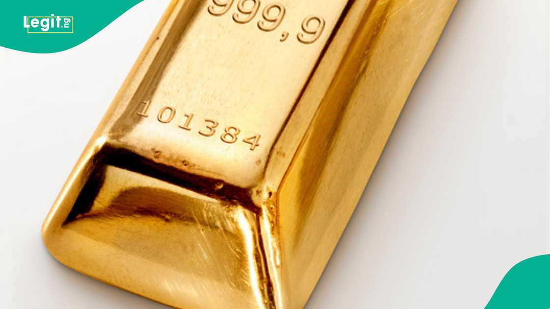 Man discovers gold at the back of his house. Man discovers gold at the back of his house.