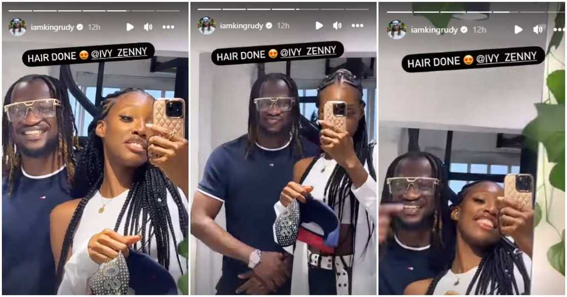 Paul Okoye with new younger lover Ivy Zenny