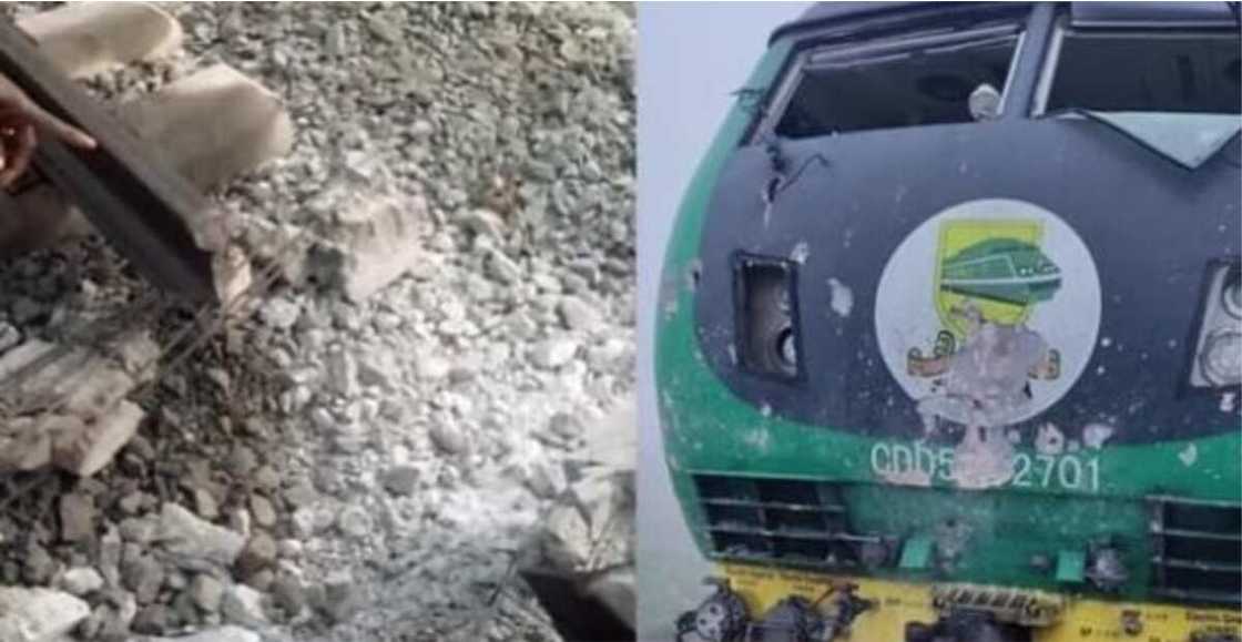 Terrorists bomb Abuja-Kaduna rail track Terrorists bomb Abuja-Kaduna rail track
