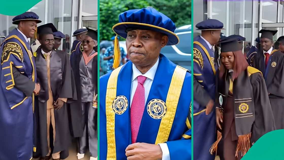 Video from Adeleke University's convocation ceremony make waves on social media. Video from Adeleke University's convocation ceremony make waves on social media.