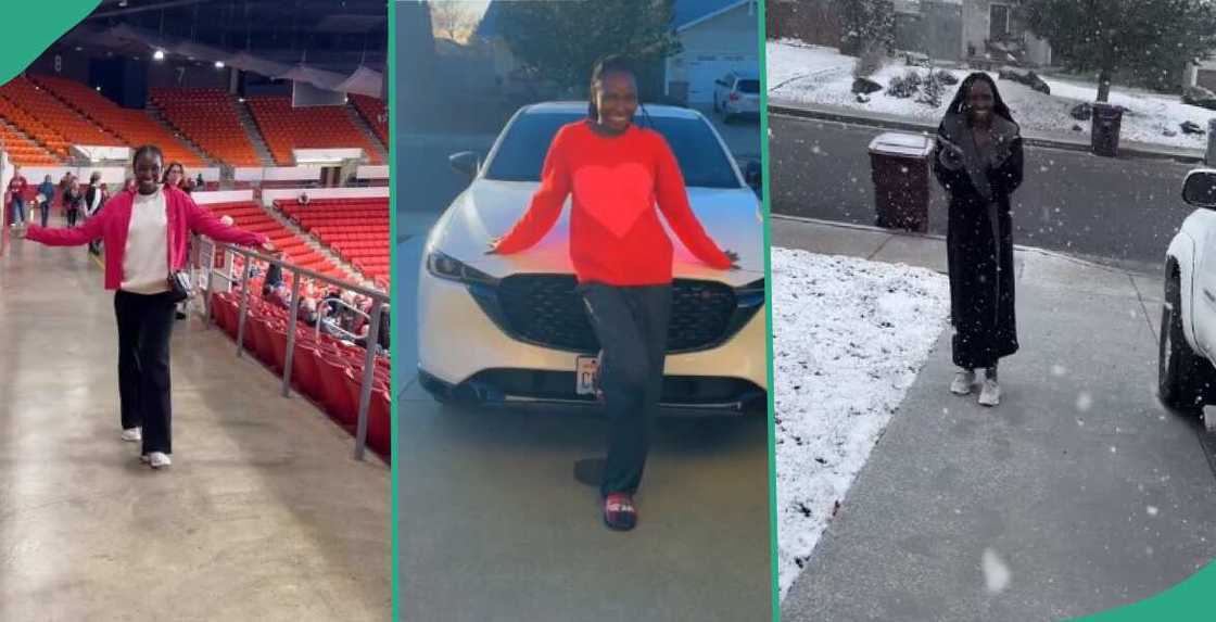 Cute video as lady gets new car in her first week of relocating to US Cute video as lady gets new car in her first week of relocating to US