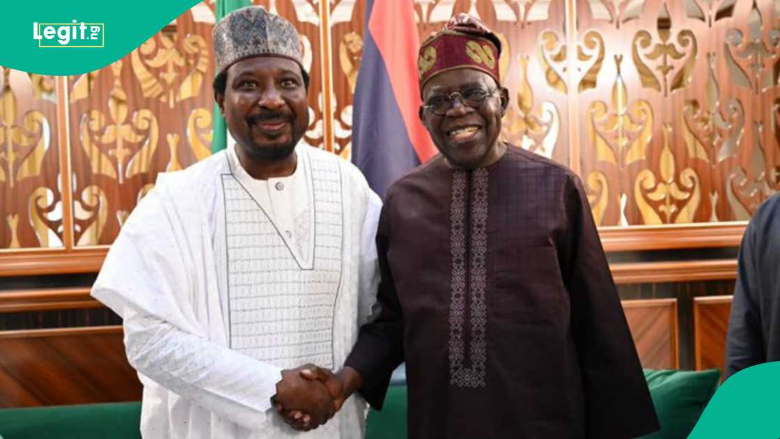 Sanata Barau Jibrin da Bola Tinubu