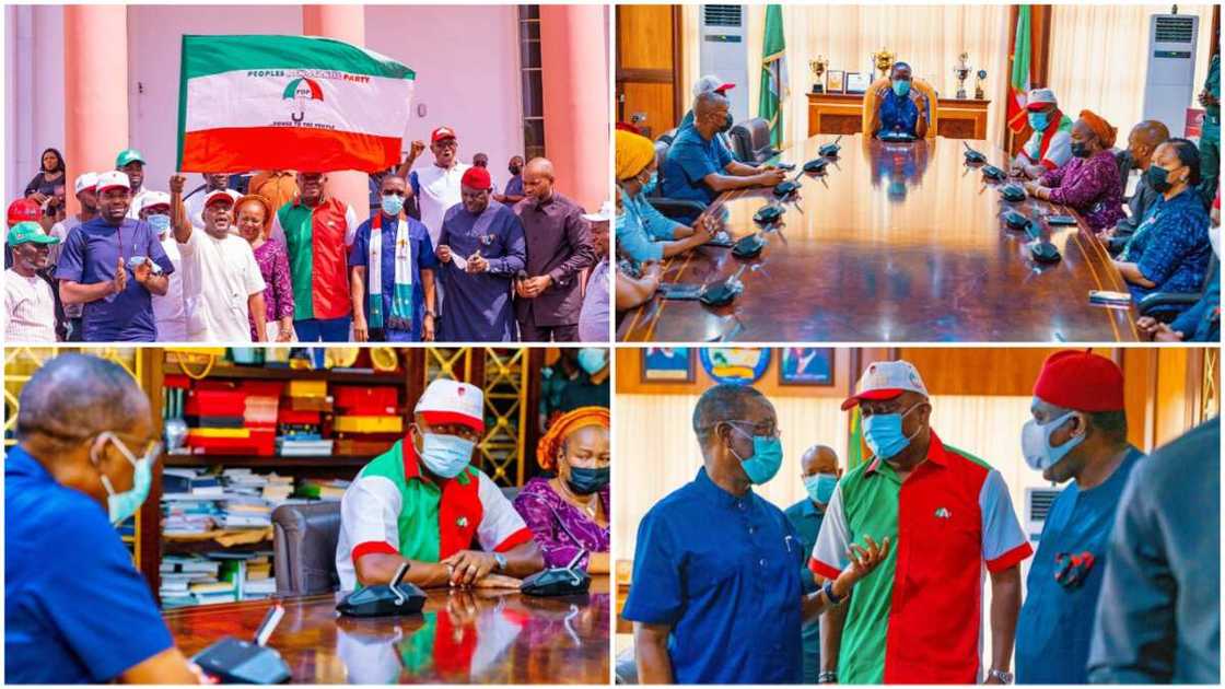 Anambra: 5 Aides of Governor Obiano, Others Dump APGA for PDP Anambra: 5 Aides of Governor Obiano, Others Dump APGA for PDP