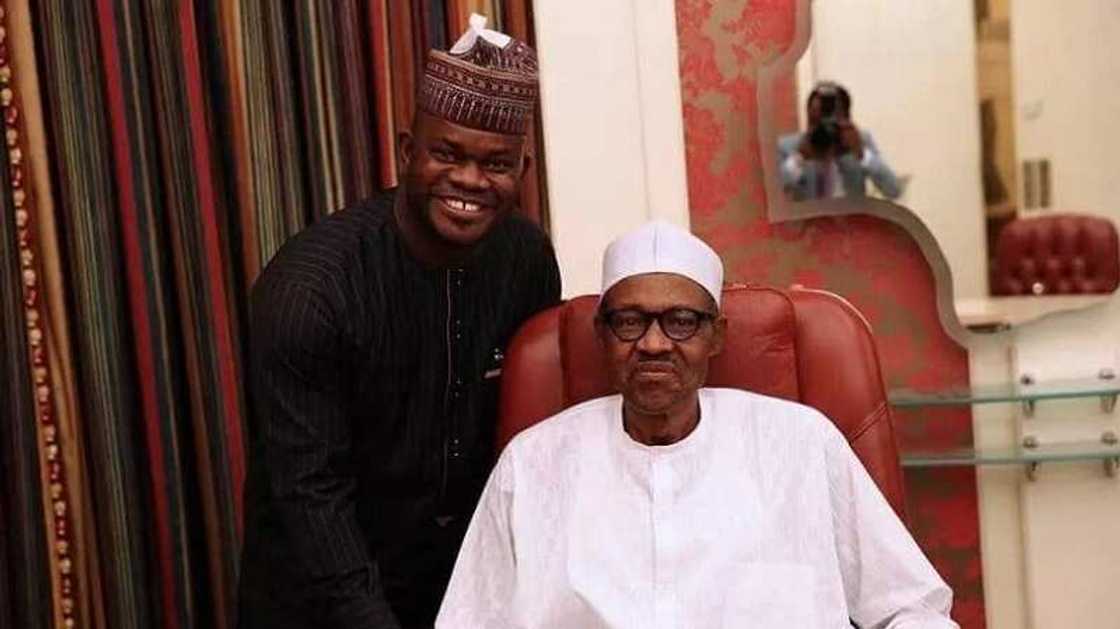 Yahaya Bello da Buhari Yahaya Bello da Buhari