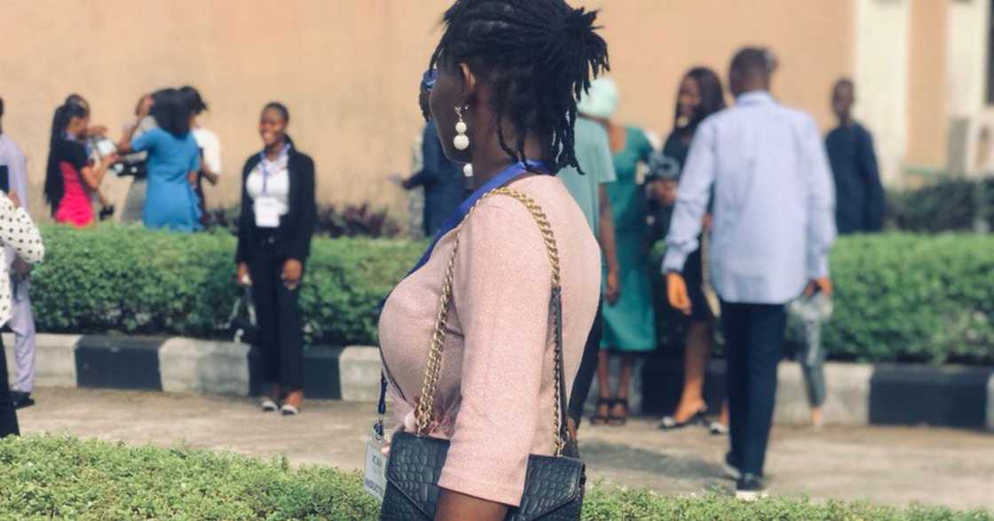 Nigerian lady shows off her ICAN result.