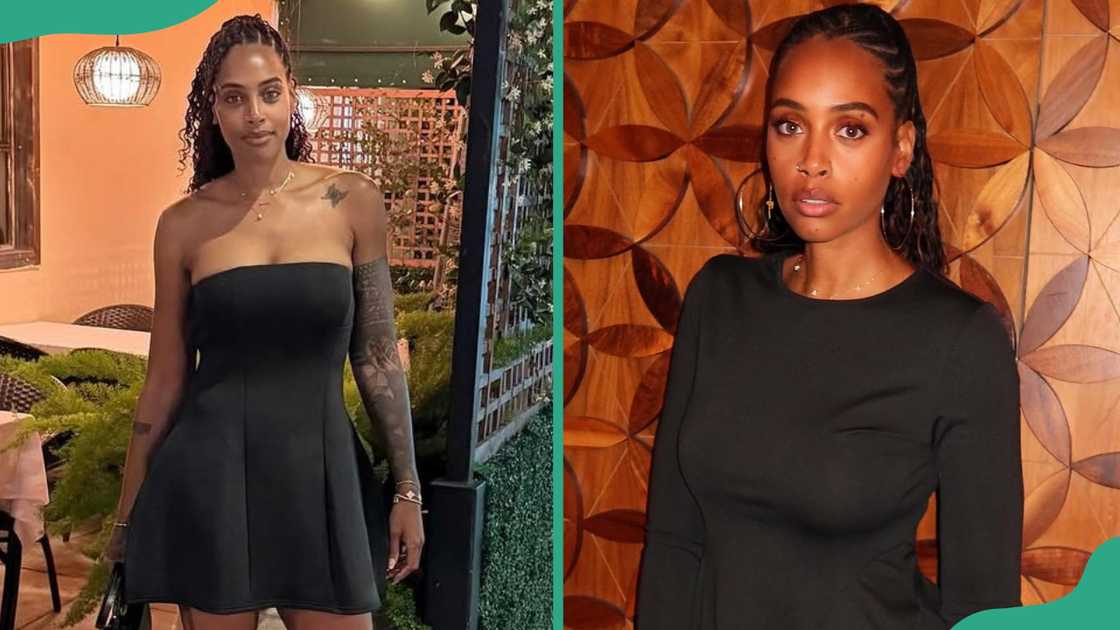 Gilbert Arenas' wife, Melli Monaco, in different photos