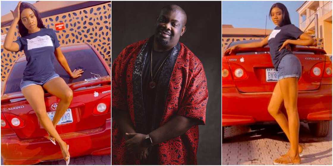 Social media reacts as lady claims Don Jazzy sent her N5m for new car Social media reacts as lady claims Don Jazzy sent her N5m for new car