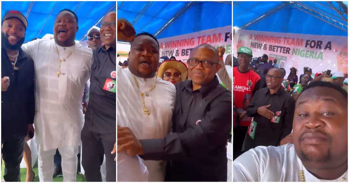 Cubana Chiefpriest declares support for Peter Obi. Cubana Chiefpriest declares support for Peter Obi.