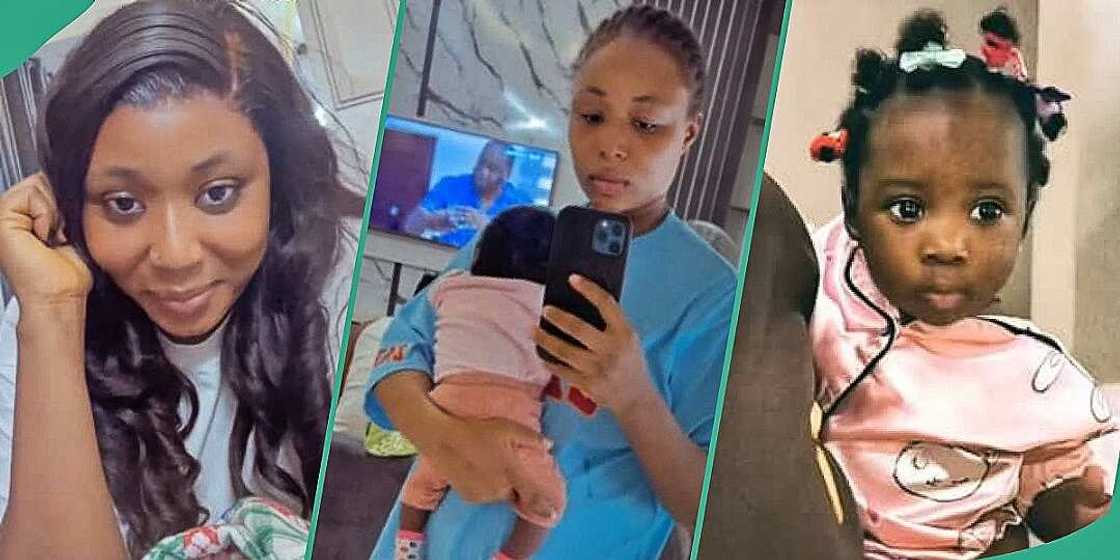 Watch viral video as lady shares how she ended up as baby mama after delivery
