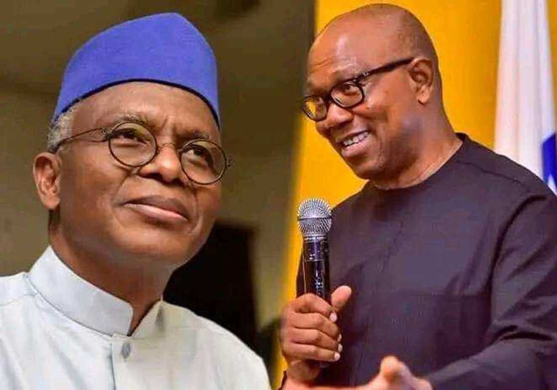 Gwamna El-Rufai da Peter Obi.