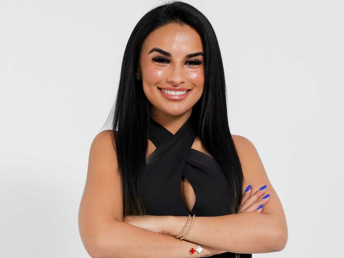 Yulissa Escobar poses against a white background