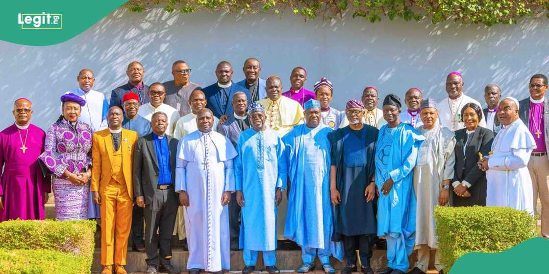 Tinubu meets the Christian Association of Nigeria (CAN) leaders Tinubu meets the Christian Association of Nigeria (CAN) leaders