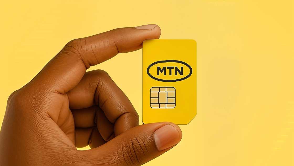 An MTN SIM card An MTN SIM card