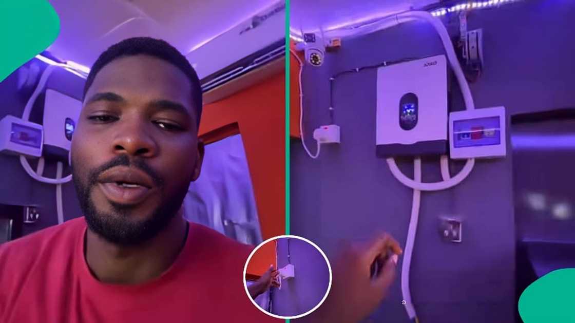 Man explains how he uses 2kVA solar inverter to run AC and appliances