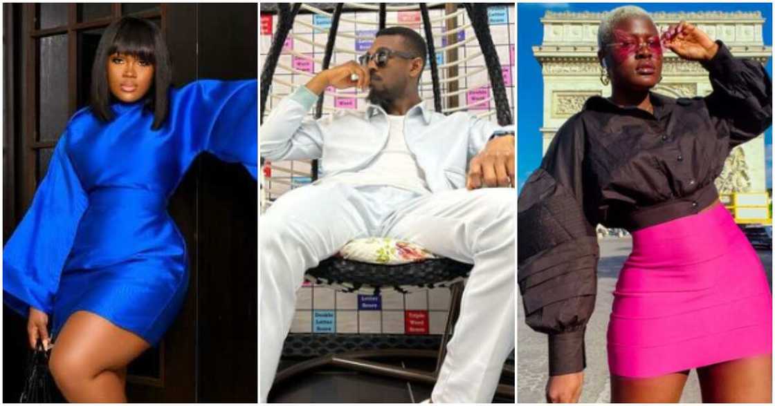 BBNaija Al Stars housemates Cee C, Adekunle, Alex BBNaija Al Stars housemates Cee C, Adekunle, Alex