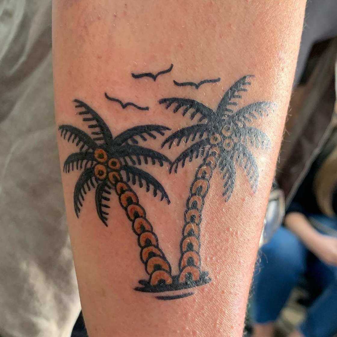 palm tree tattoo design palm tree tattoo design