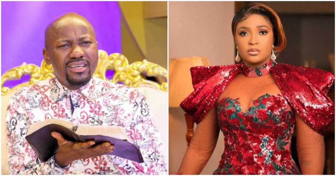 Apostle Suleman and relationship blogger Blessing CEO Apostle Suleman and relationship blogger Blessing CEO