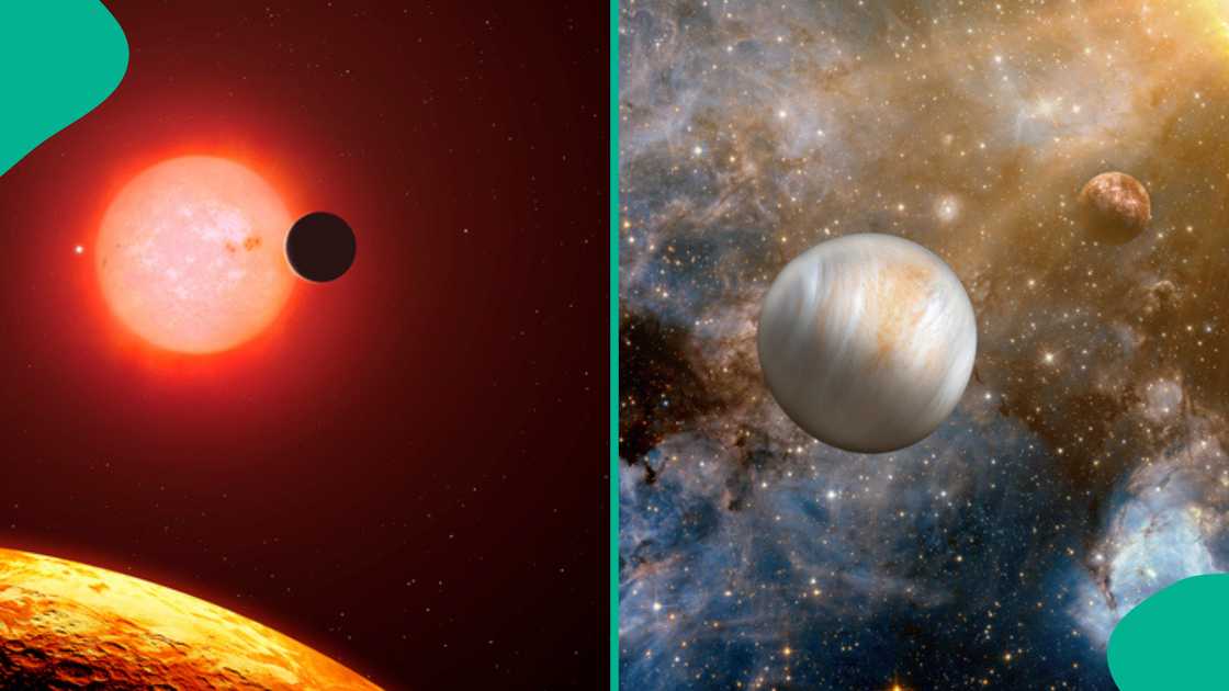 Scientists share information about exoplanets. Scientists share information about exoplanets.
