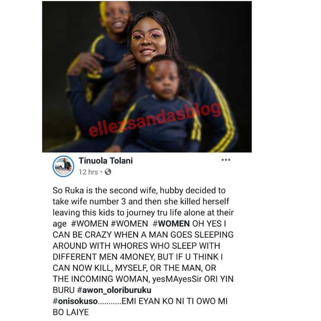 Kishi kumallon mata: Matar aure ta kashe kanta akan mijinta yayi mata kishiya Kishi kumallon mata: Matar aure ta kashe kanta akan mijinta yayi mata kishiya