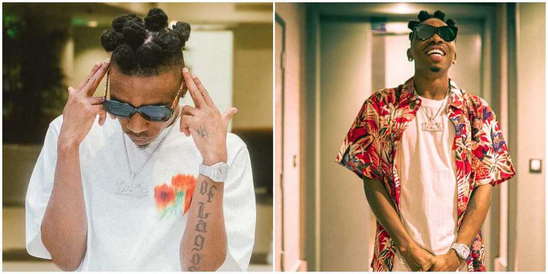 Singer Mayorkun changes hairstyle