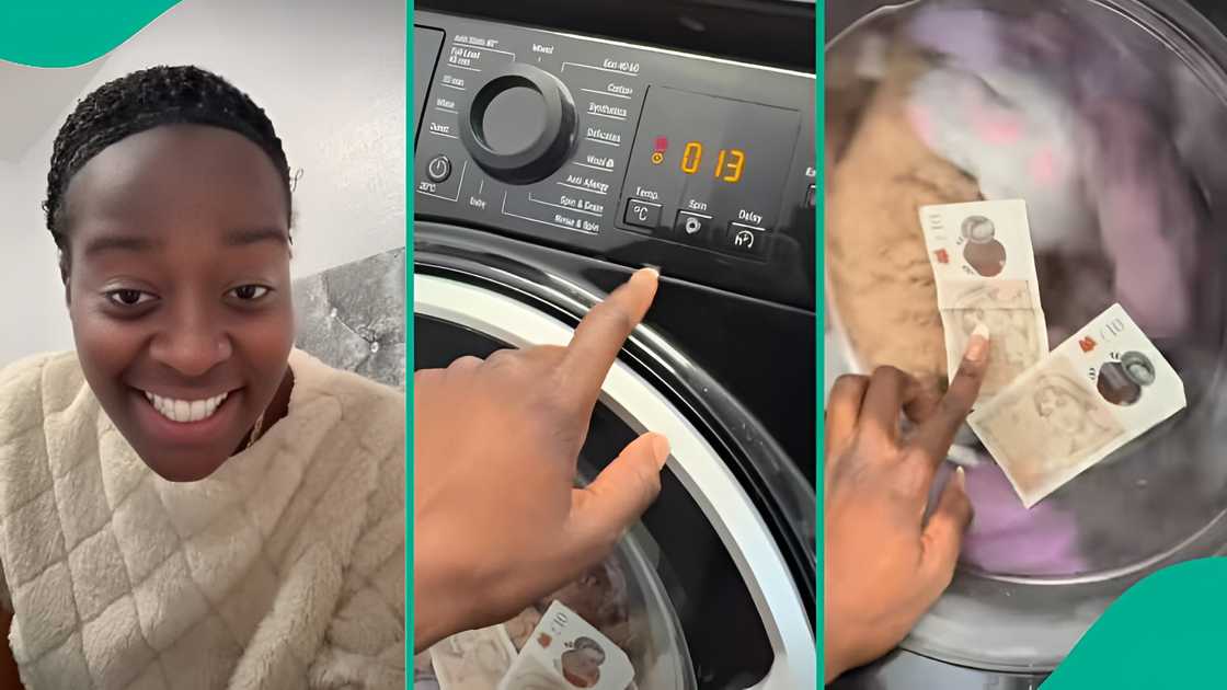 Woman regrets forgetting £100 in cloth as she watches it spin in washing machine Woman regrets forgetting £100 in cloth as she watches it spin in washing machine