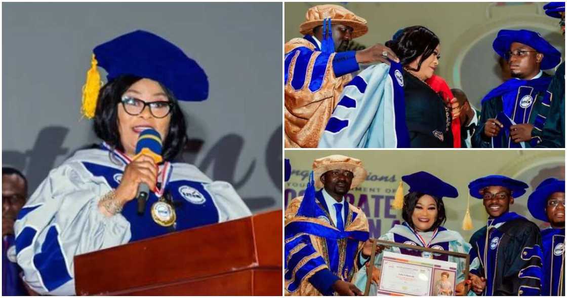 Sola Sobowale bags honorary doctorate degree from Estam University. Sola Sobowale bags honorary doctorate degree from Estam University.