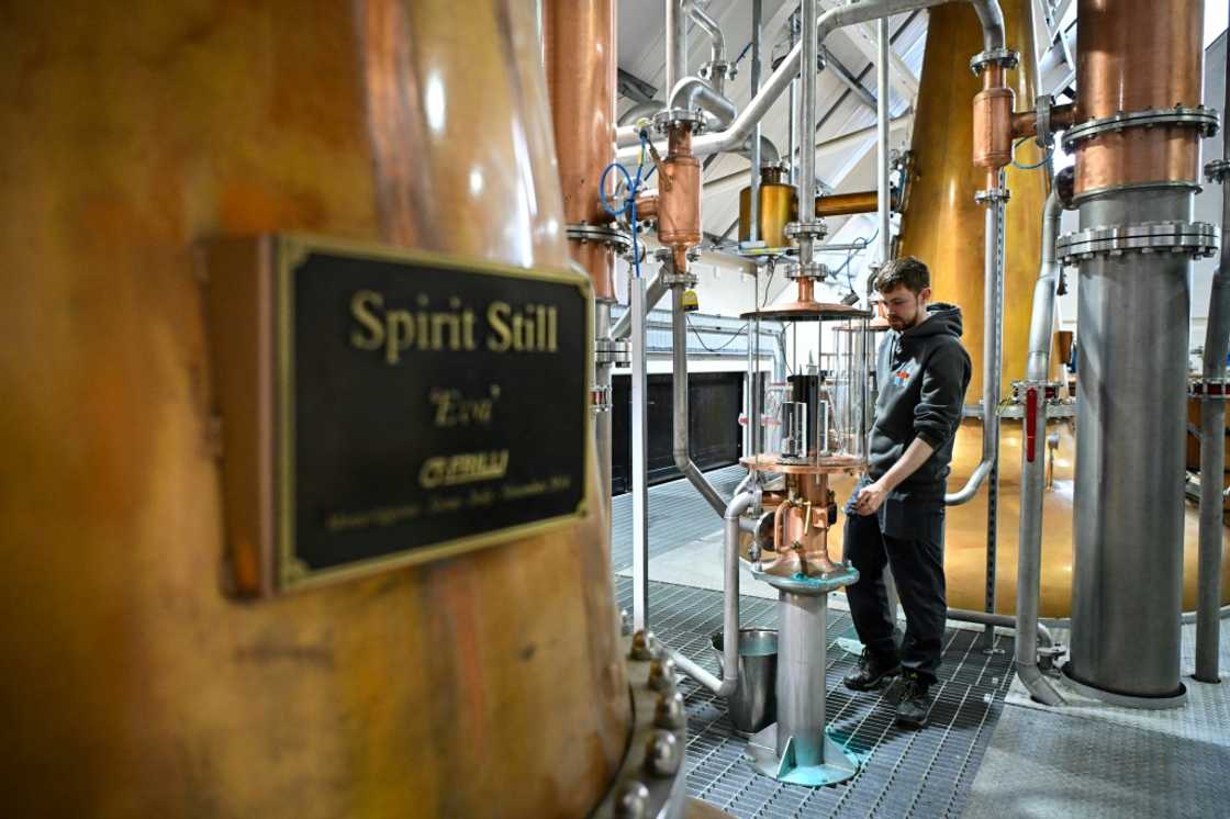 Distiller Thomas McRae works at the Isle of Harris Distillery in Tarbert, on Harris, Scotland, which has just announced layoffs sparking fears more young people will be forced to leave the remote island in search of work Distiller Thomas McRae works at the Isle of Harris Distillery in Tarbert, on Harris, Scotland, which has just announced layoffs sparking fears more young people will be forced to leave the remote island in search of work