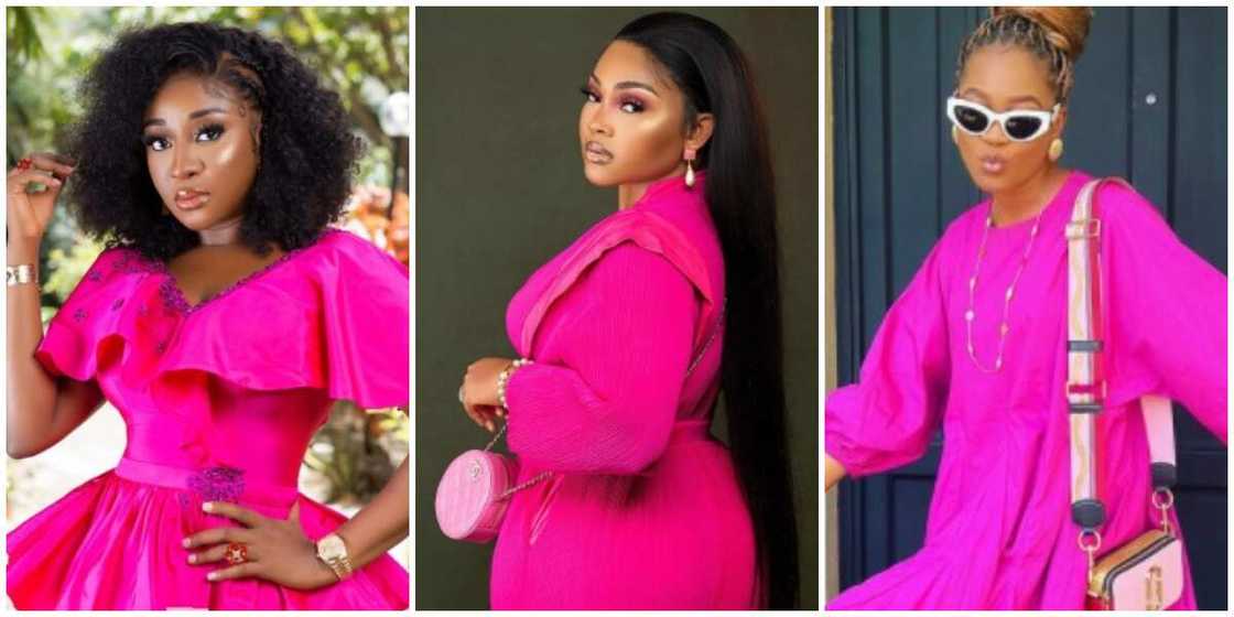 Photos of Ini Edo, Mercy Aigbe and Kiekie. Photos of Ini Edo, Mercy Aigbe and Kiekie.