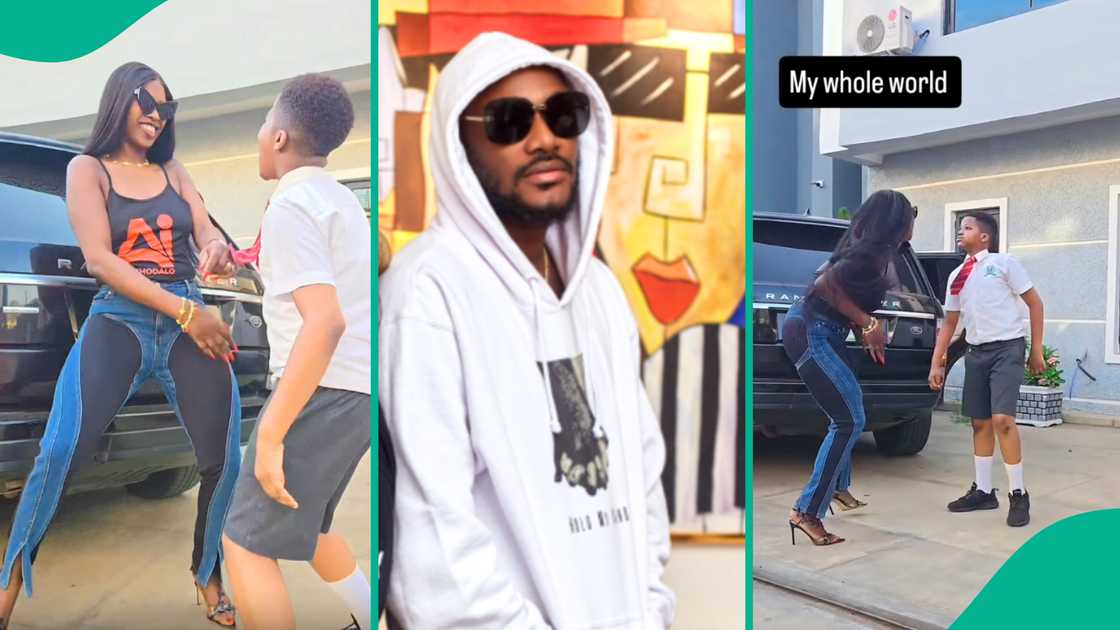 2baba's new wife Honourable Natasha and her rumoured son. 2baba's new wife Honourable Natasha and her rumoured son.