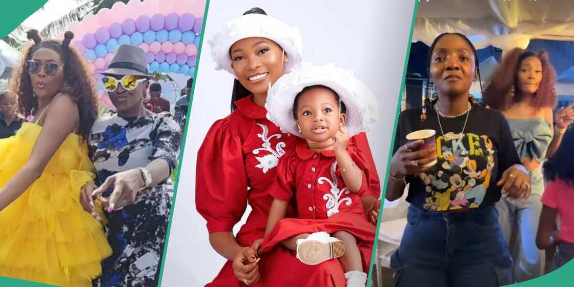 Kate Henshaw and singer Simi at kIeKie's daughter's birthday Kate Henshaw and singer Simi at kIeKie's daughter's birthday