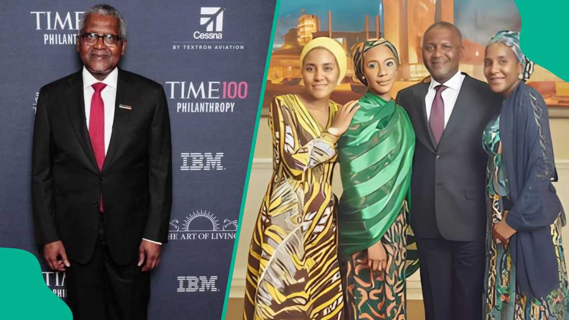 Dangote speaks about his three daughters, makes appreciations