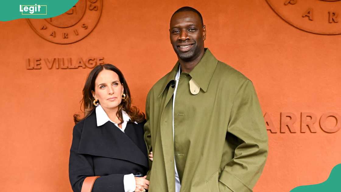 Omar Sy and Hélène Sy in Paris