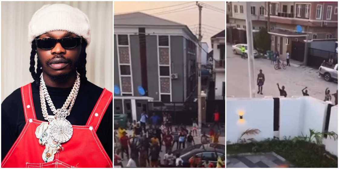 Naira Marley and area boys Naira Marley and area boys