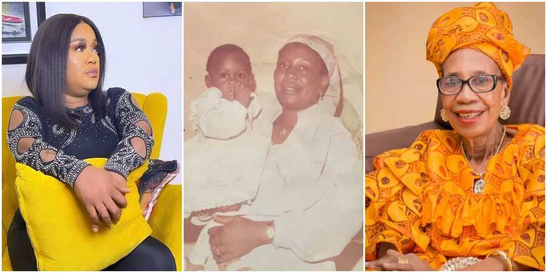 Sikirat Sindodo celebrates mum's birthday.