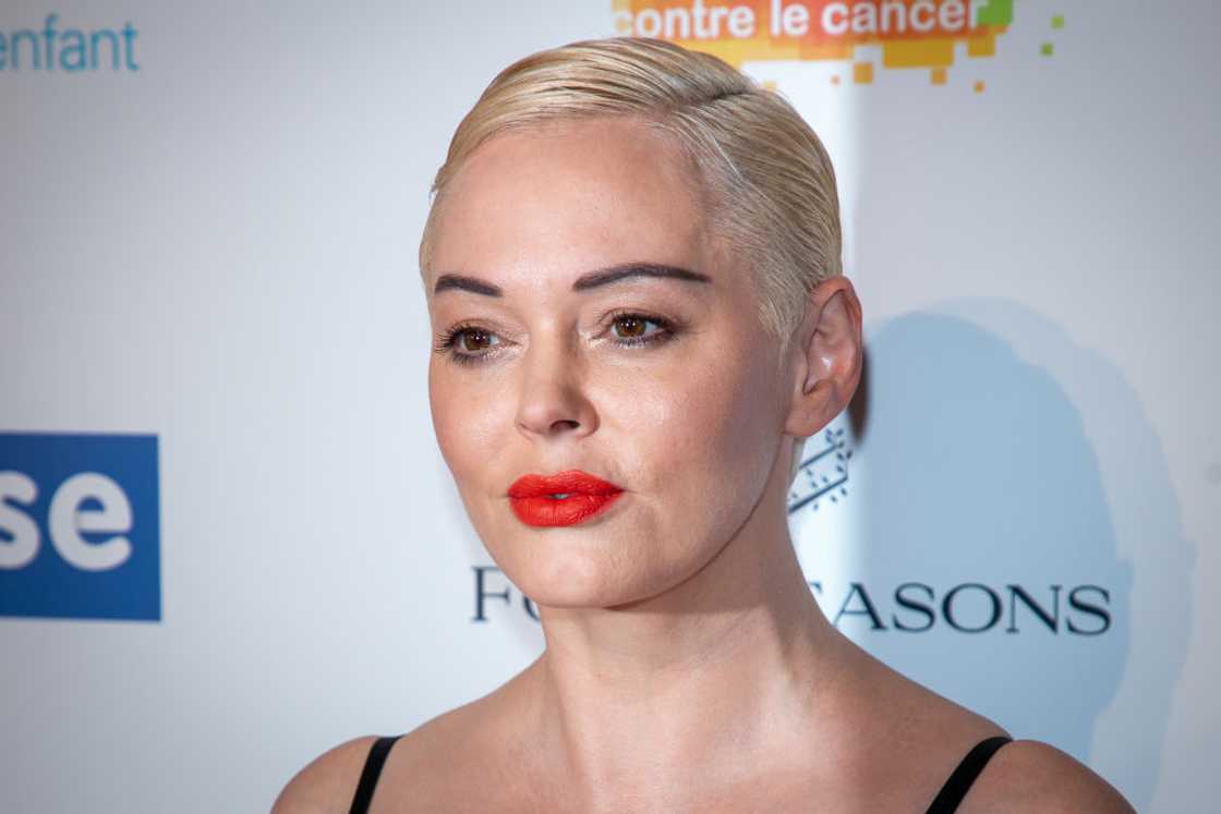 Actress Rose McGowan at Four Seasons Hotel George V
