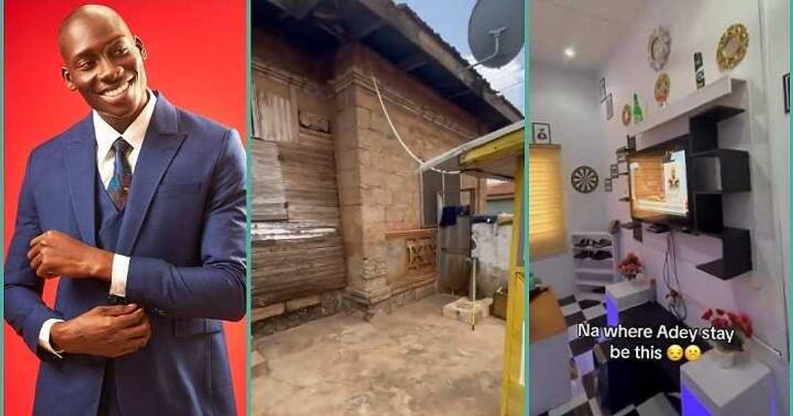 Nigerian man shows off his house in remote area Nigerian man shows off his house in remote area