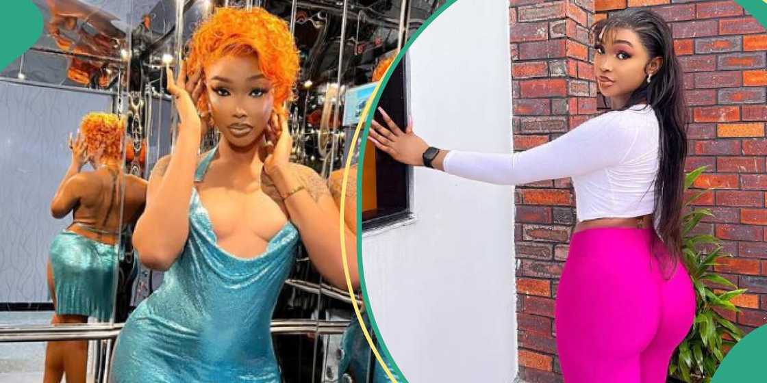 Crossdresser Jay Boogie's failed cosmetic surgery. Crossdresser Jay Boogie's failed cosmetic surgery.