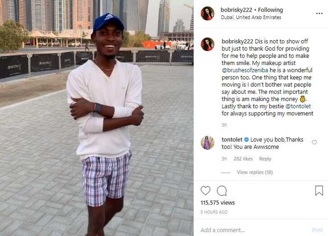 Bobrisky takes personal makeup artist on an all expense paid trip to Dubai Bobrisky takes personal makeup artist on an all expense paid trip to Dubai