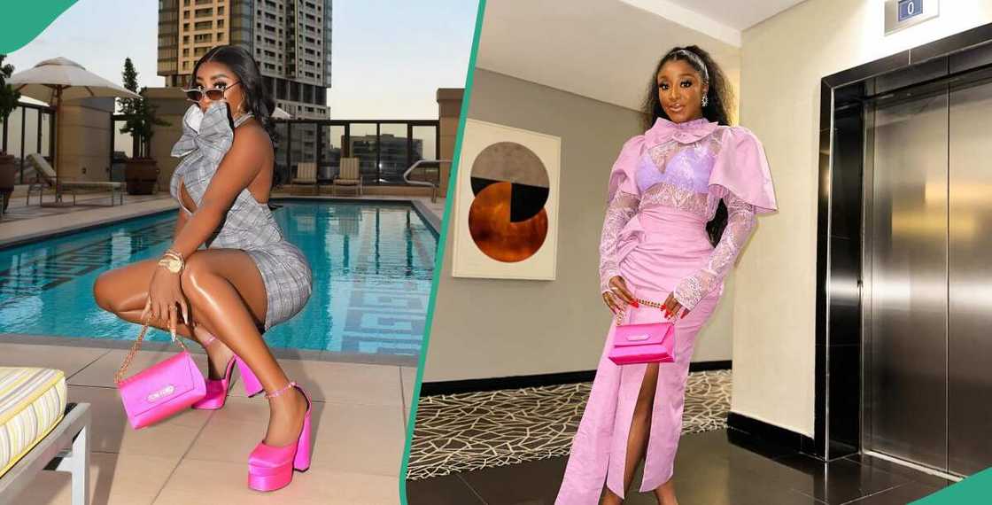 Ini Edo looked lovely on her dresses Ini Edo looked lovely on her dresses