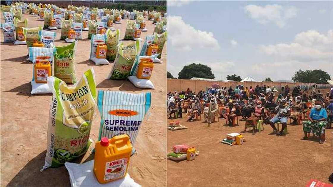 Matan hafsoshin Sojan sama sun taimaka ma gajiyayyu da kayan abinci a Abuja Matan hafsoshin Sojan sama sun taimaka ma gajiyayyu da kayan abinci a Abuja