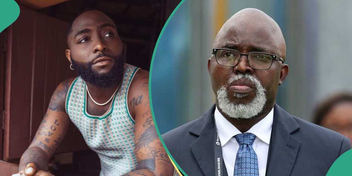 Davido, Amaju Pinnick Davido, Amaju Pinnick