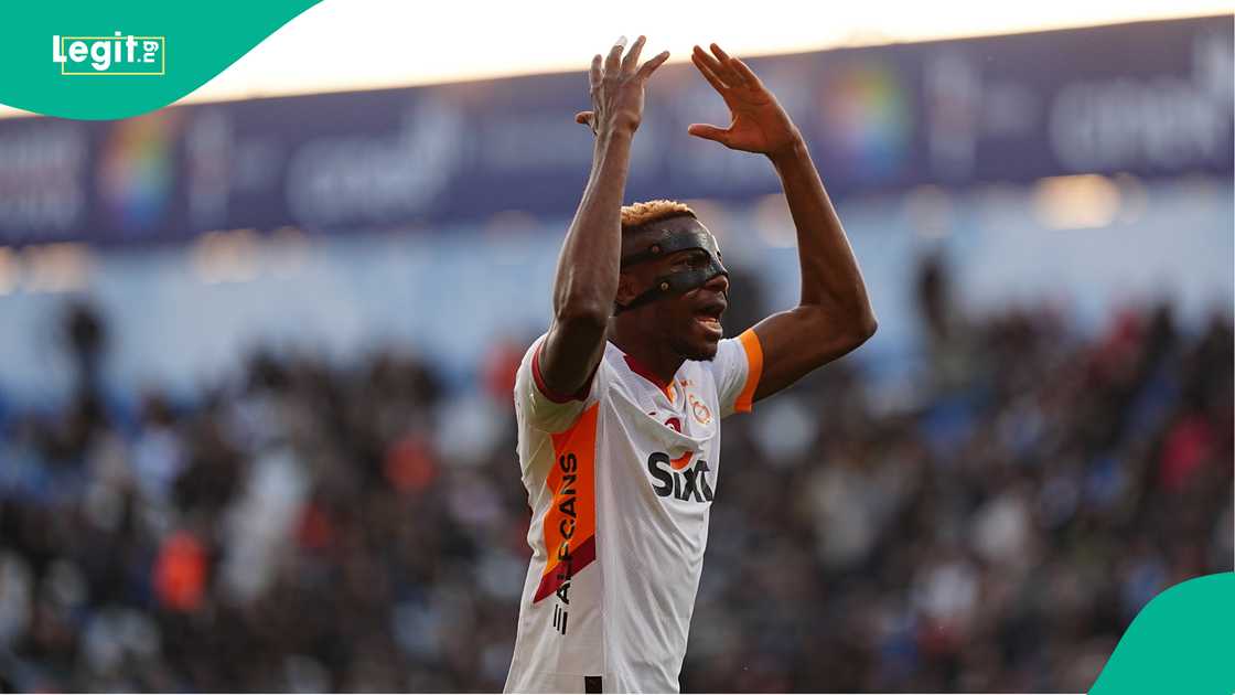 Victor Osimhen, Galatasaray, Eyupspor, Recep Tayyip Erdogan Stadium, Istanbul, Turkiye, Super Lig. Victor Osimhen, Galatasaray, Eyupspor, Recep Tayyip Erdogan Stadium, Istanbul, Turkiye, Super Lig.