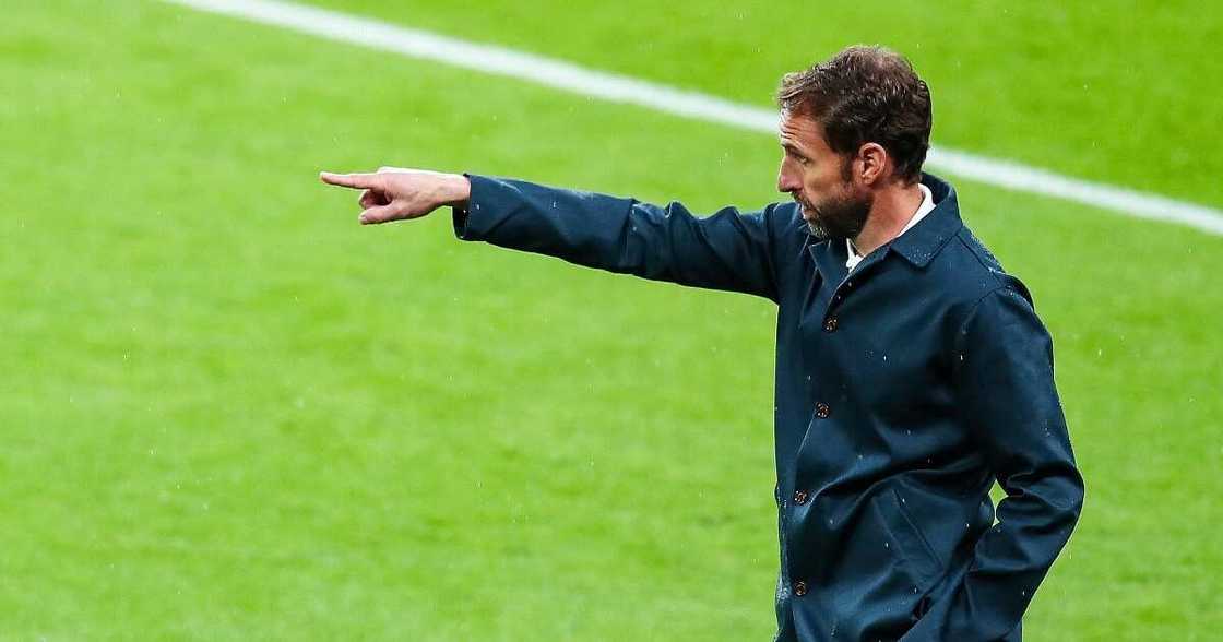 Gareth Southgate for England against Scotland Gareth Southgate for England against Scotland