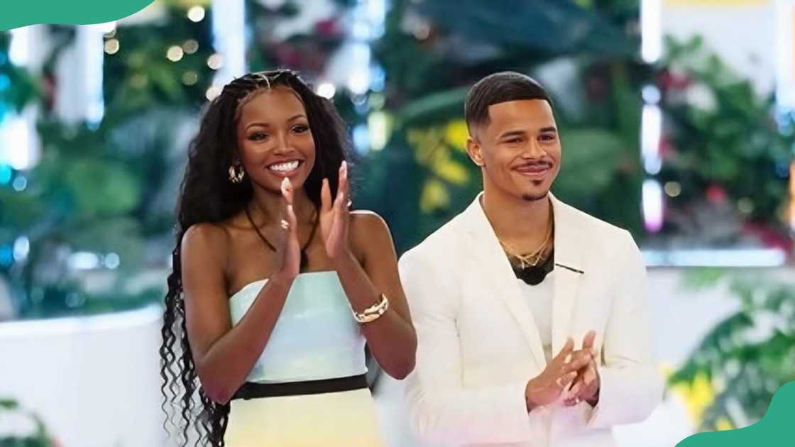 Ace and Chelley enjoy a moment on Love Island USA Season 7