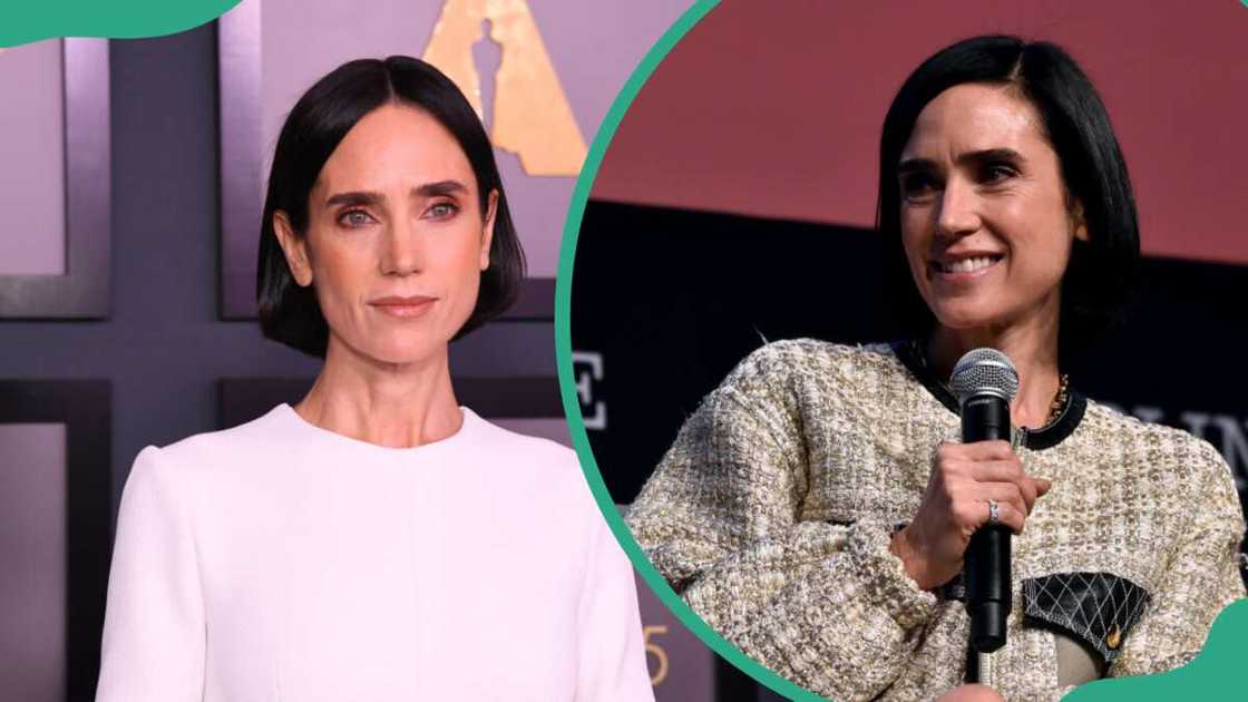 Jennifer Connelly during the Academy of Motion Picture Arts and Sciences 13th Governors Awards (L)The actress onstage during Contenders Film: Los Angeles at DGA Theater Complex (R)