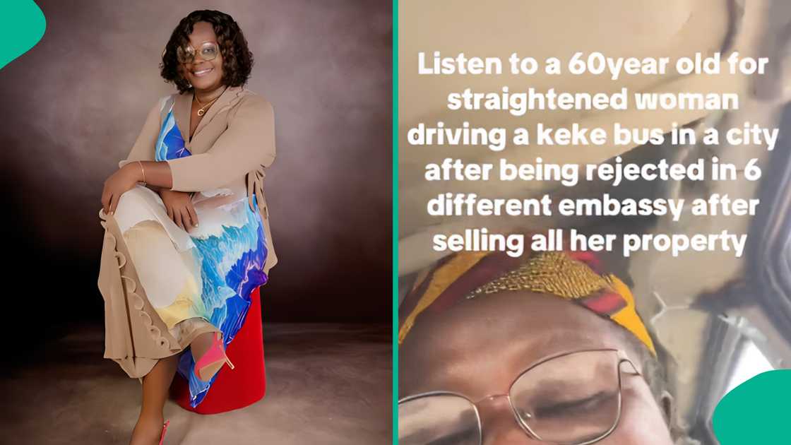 Woman frustrated after being rejected in six different embassies, reveals she sold all her properties and now drives a bus in the city Woman frustrated after being rejected in six different embassies, reveals she sold all her properties and now drives a bus in the city