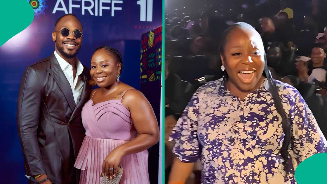 Daniel Etim-Effiong's wife hails him at a film event