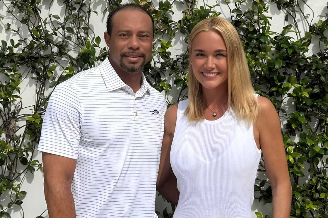 Tiger Woods poses with Vanessa Trump. Tiger Woods poses with Vanessa Trump.