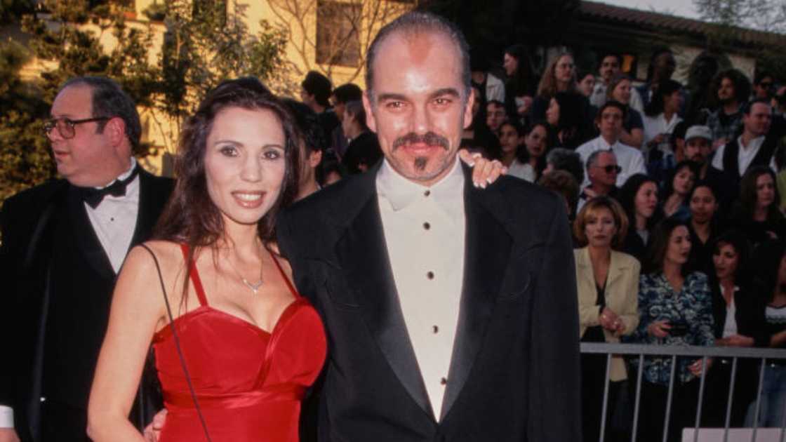Pietra Dawn Cherniak with Billy Bob Thornton at the Shrine Auditorium in Los Angeles, California.