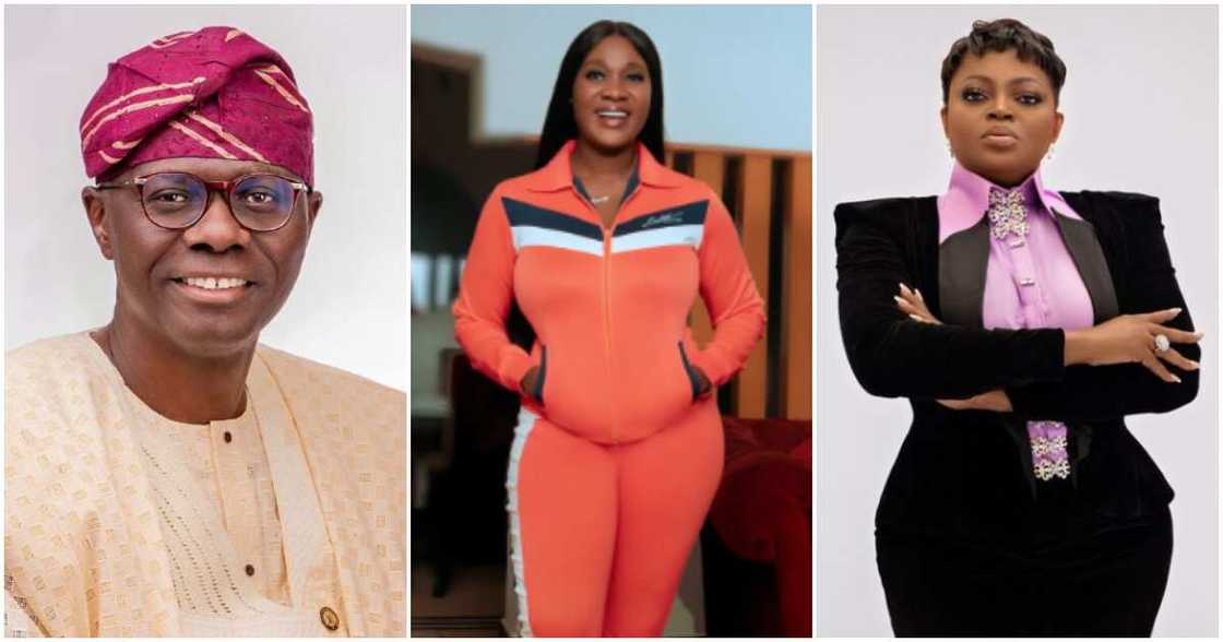 Sanwo-Olu, Mercy Johnson, Funke Akindele Sanwo-Olu, Mercy Johnson, Funke Akindele